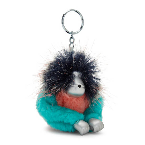 Kipling Fun Hair Sven Monkey Keychain Accessoires Groen | BE 1940IL